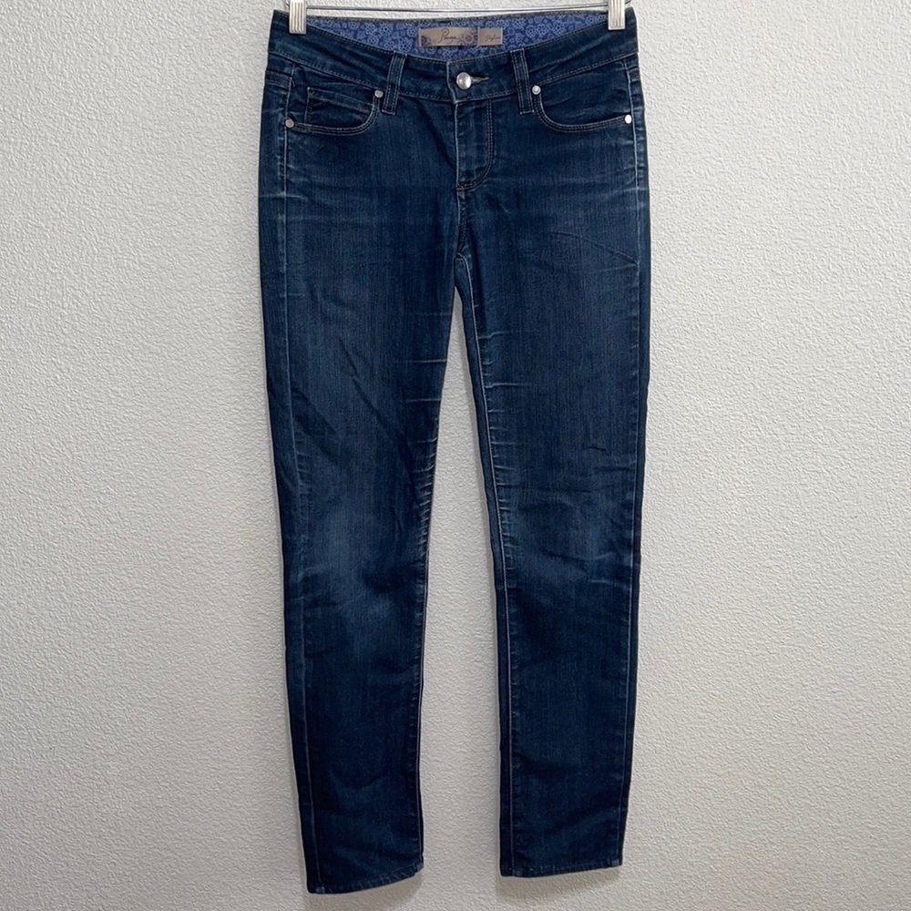 PAIGE Skyline Blue Ankle Peg Jeans